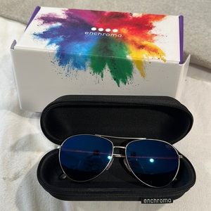 Enchroma colorblind sunglasses! Rockridge brushed Gold. Outdoor sun lens.